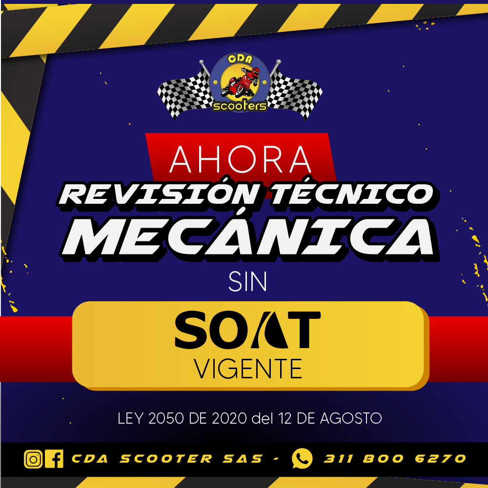Realiza tu RTM sin SOAT vigente en Colombia