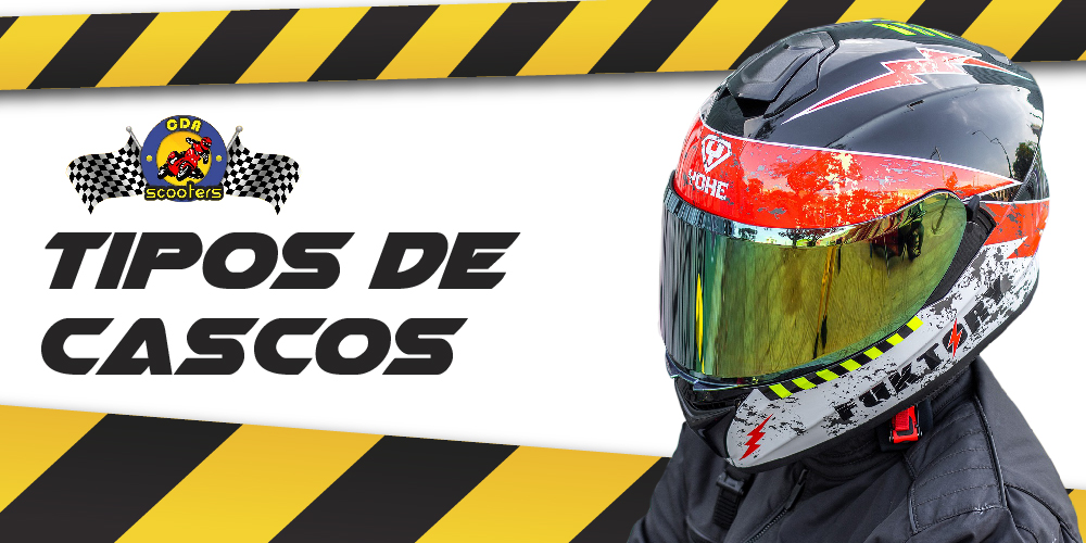 Tipos de cascos para motociclistas